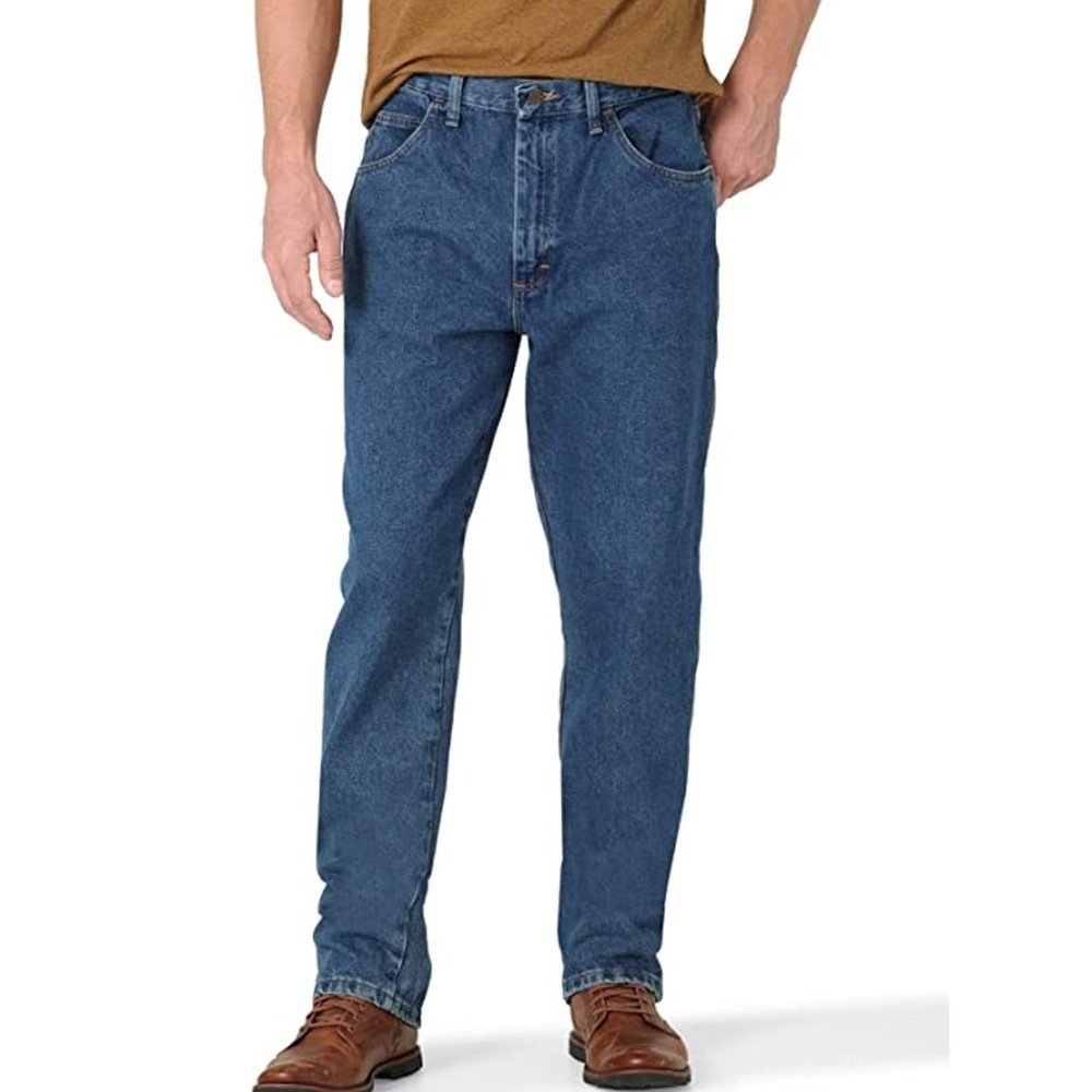 Rustler by Wrangler Men's Regular Relaxed Fit Heavyweight Denim Jean, 40x30